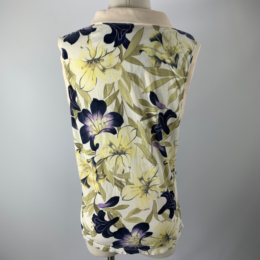 Island Traders Small Sleeveless Blouse Hawaiian - Picture 3 of 4